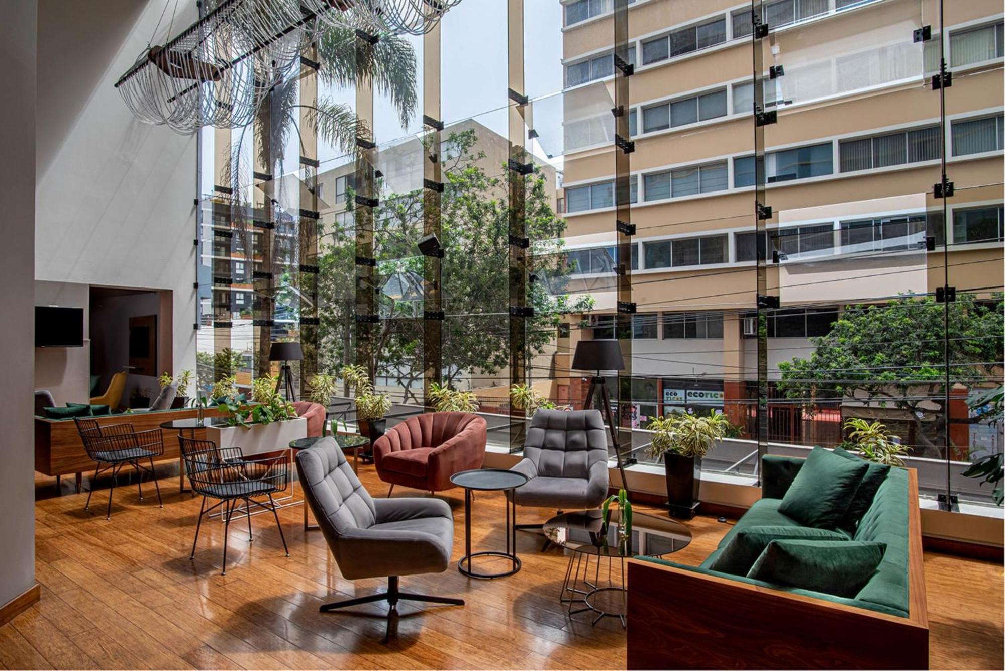 Crowne Plaza Lima By Ihg Exterior foto The lobby of the hotel